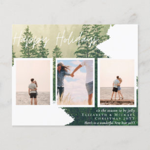 BUDGET PHOTO CHRISTMAS CARDS - Photo Collage Urban Flygblad