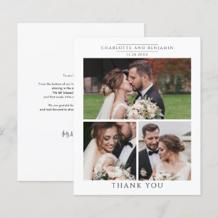 Budget Photo Collage Bröllop Tack