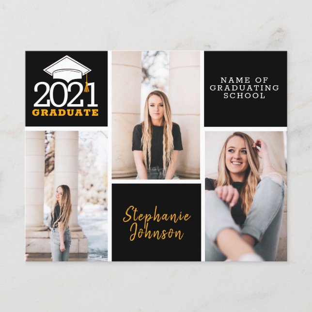 BUDGET Photo Collage Cap Studenten (Framsida)