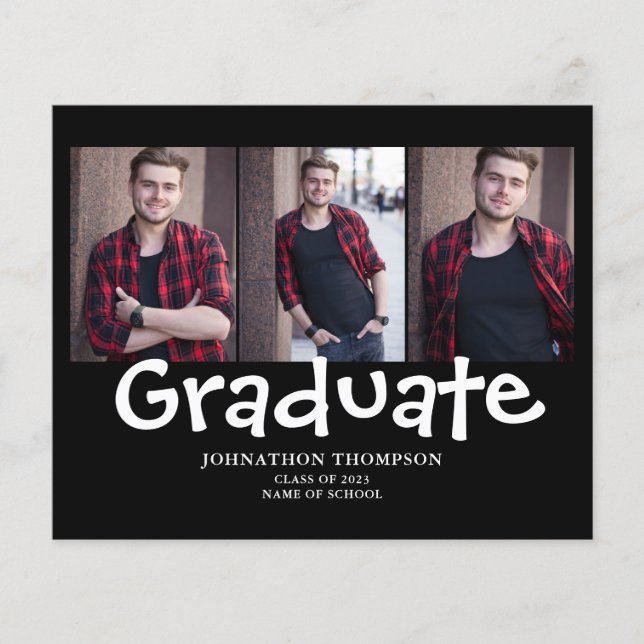 Budget Photo Collage Studenten meddelande (Framsida)