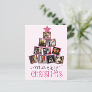 Budget Photo God jul Rosa jul Vykort