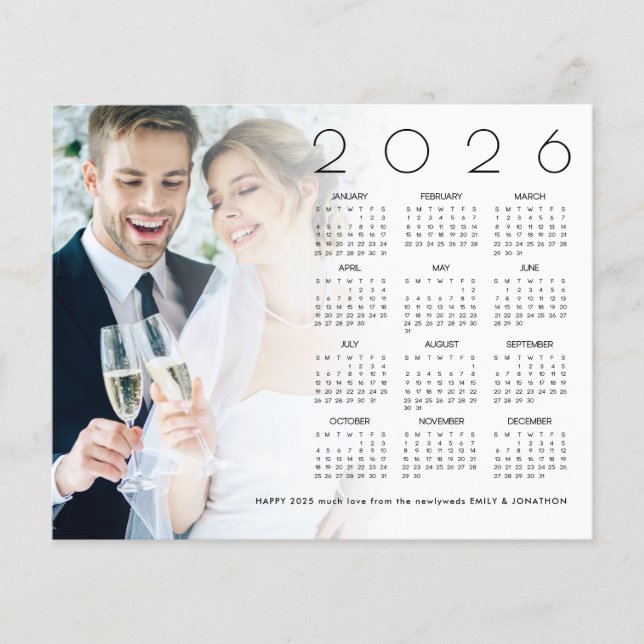 Budget Photo Gott nytt år 2026 - ny kalender (Framsida)