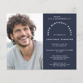 Budget Photo Man 30:e överraskningsflottan Party I