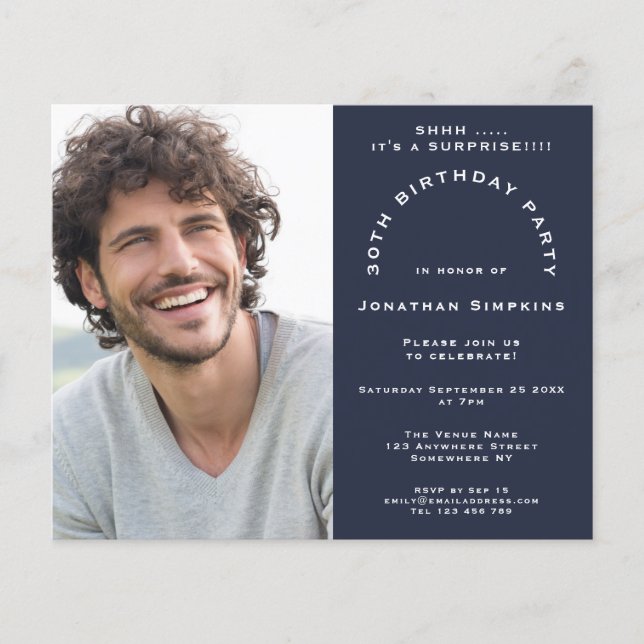 Budget Photo Man 30:e överraskningsflottan Party I (Framsida)