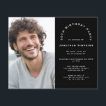 Budget Photo Man 30års födelsedag Party Black Inbj<br><div class="desc">Ett ekonomiskt alternativ i BUDGET på en mindre storlek på 4, 5 x 5, 6 tum (110 lbs vikt), som är av samma tjocklek som ett vykort (är dock inte lämpligt för använda som vykort). OBSERVERA ATT DET FINNS EN inbjudan per lakan. Budgetera inbjudan till Photo Man 30års födelsedag Party...</div>