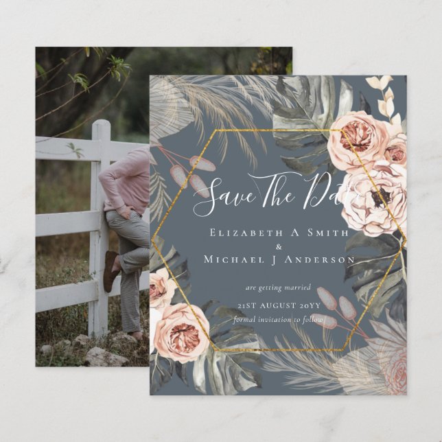 BUDGET Photo Spara Data PAMPAS Coral Tropical (Fram/baksida)