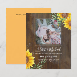 BUDGET Photo Spara Date eller Bröllop Rustic Sunsu
