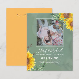 BUDGET Photo Spara Date eller Bröllop Rustic Sunsu