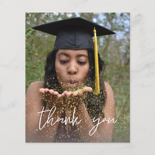 Budget Photo Studenten Hat Lodrät W Tack Flygblad (Framsidan)