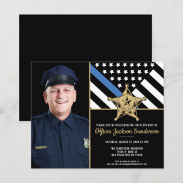 Budget Polis Officer Foto Pension Invitation