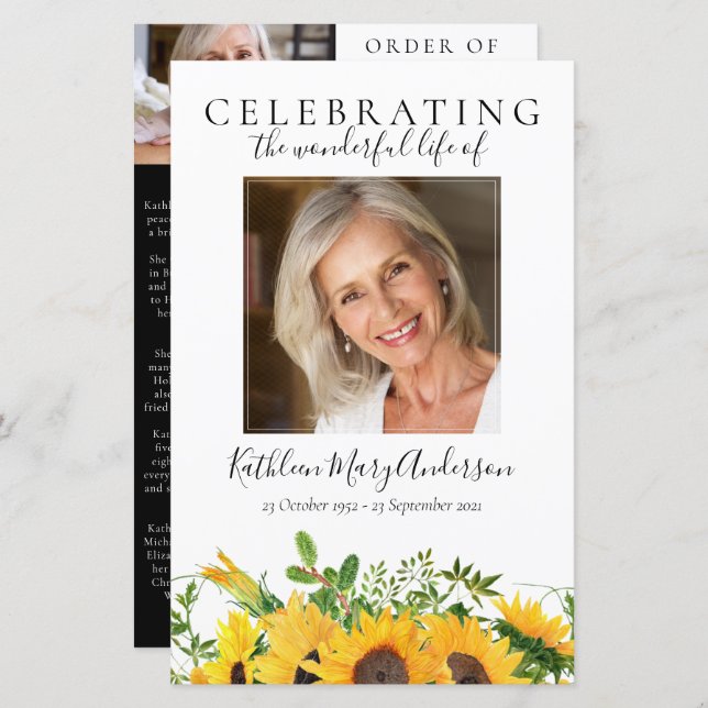 BUDGET-programmet för fotofotominnestjänster (Fram/baksida)