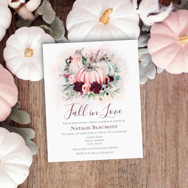 Budget Pumpa Höst Förälskad Bröllopsfest (Skapare uppladdad)