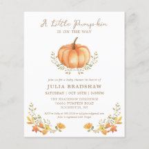Budget Pumpkin Fall | Kön Neutral Baby Shower