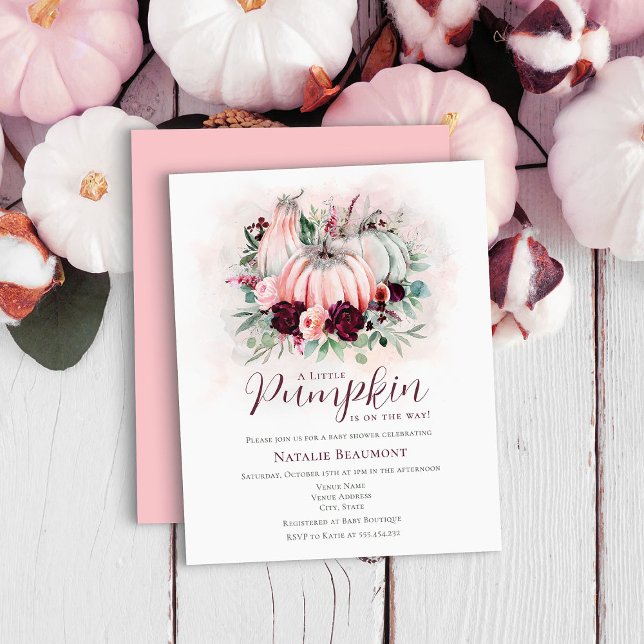 Budget Pumpkin Girl Baby Shower (Skapare uppladdad)