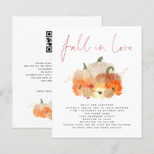 Budget Pumpkin Glitter QR-koden faller i Kärlek In
