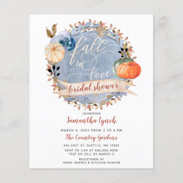 Budget Pumpkin Inbjudningskort för möhippan