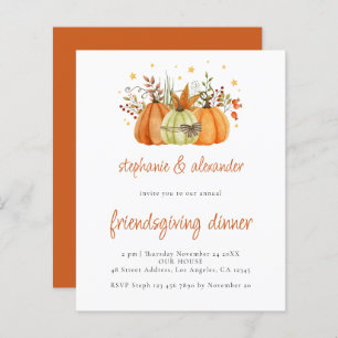 BUDGET Pumpkins Friendsgiving Dinner Thanksgiving