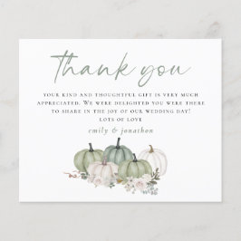 Budget Pumpkins Sage Photo Bröllop Tack