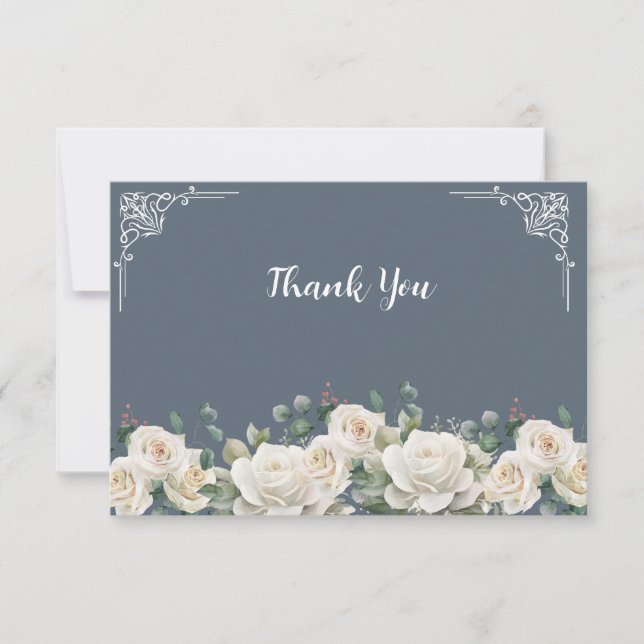 Budget Purple Florals Bridgerton Bridal Shower Tack Kort (Framsida)