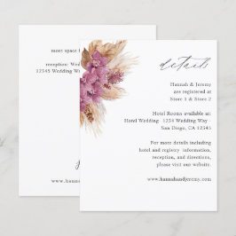 Budget Purpur Blommig Boho Detaljer