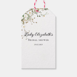 Budget Purpurblommor Bridgerton Bröllopsfest Presentetikett
