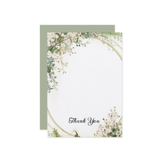 Budget Purpurblommor Bridgerton Bröllopsfest Tack Kort (Fram/Back In Situ)