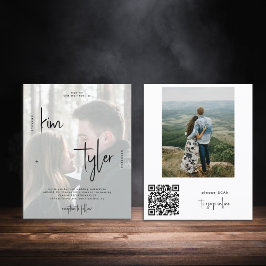 Budget QR CODE-skript 2 - inbjudan till foton till