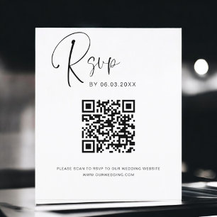Budget QR-OSA Bröllop webbplats Flygblad