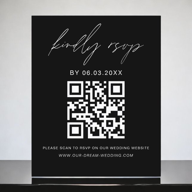 Budget QR-OSA - minimalistisk Bröllop-webbplats (Skapare uppladdad)