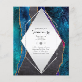 BUDGET QUINCEANERA - AGATE Sparkles Glamor Chic Flygblad