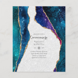 BUDGET QUINCEANERA - AGATE Sparkles Glamor Chic Flygblad