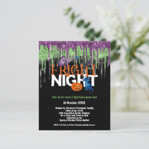 Budget Rädslan Natt Glitter Drip Halloween Fest