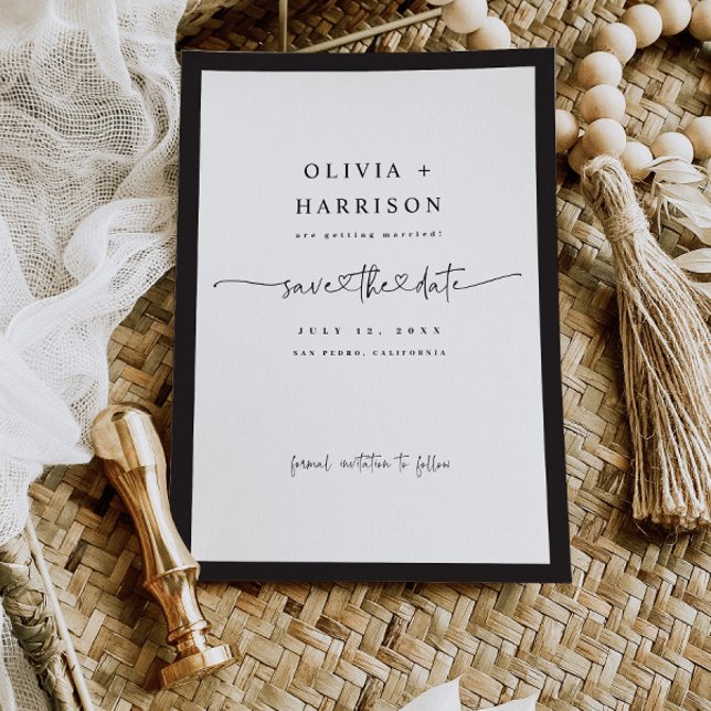 Budget Ram Spara Datum Tillkännagivande Foto Kort (Skapare uppladdad)