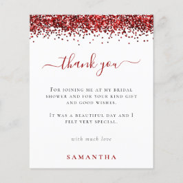 Budget Red Glitter Photo Möhippa Tack