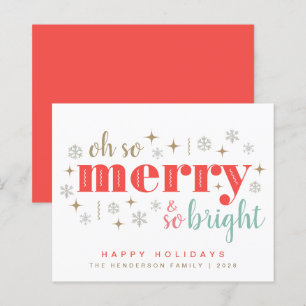 Budget Retro Jul Så Glad Och Merry