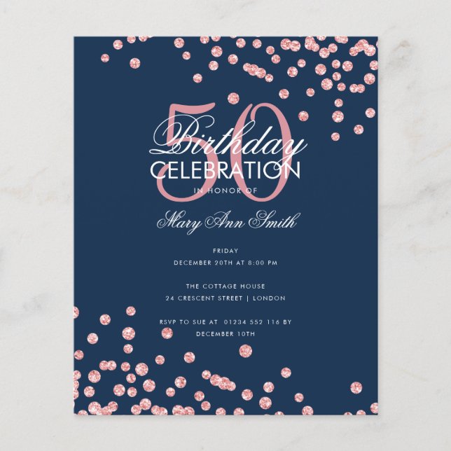 Budget Ro Glitter Flygblad (Framsidan)