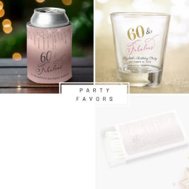 Budget Ro Guld Glitter 60:e födelsedagsinbjudan Flygblad