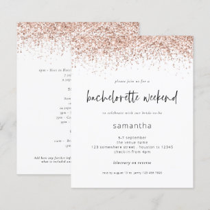 Budget Ro Guld Glitter Bachelorette Helg