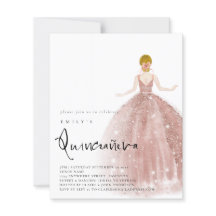 Budget Ro Guld Gown Blonde Hair QR Quinceañera