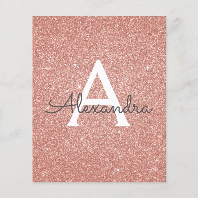 Budget Ro Guld  Rosa Glitter Sverige 16 Flygblad (Framsidan)