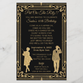 Budget Roaring 20-utflykt till gangster-inbjudan