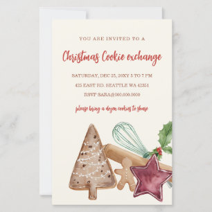 Budget Röd Grön Cookie Exchange Julfest