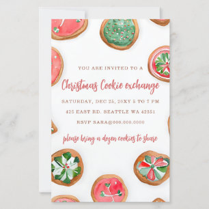 Budget Röd Grön Cookie Exchange Julfest