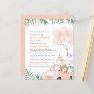 Budget Röda kindben Rosa Guld Safari Drive By Baby