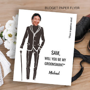 Budget rolig foto bröllopsgäst förslags kort flygblad