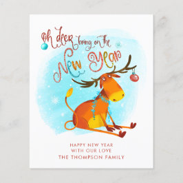 BUDGET Roligt Åh Älg Ta Med Det Nya Året
