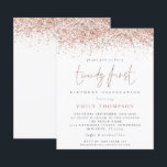 Budget Ros Glitter Girlaktigt Tjugoförsta Inbjudan<br><div class="desc">Det finns två pappersalternativ att välja mellan för denna storlek (4, 5 x 5, 6 tum) i Budget-sortimentet. För denna produkt rekommenderar jag den halvblanka ytan som är ett 110 gsm kartongpapper, liknande i tjocklek som ett vykort. Alternativet med satinyta är ett mycket tunnare papper, 80 gsm. Standardinställningen är halvblank....</div>