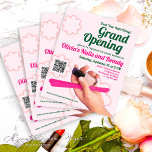 Budget  Rosa Beauty Salon Grand Open Flygblad<br><div class="desc">Öka salonets stora öppning till nya glamorshöjder med Mylini Design's Rosa Grand Open Gala Flyer. Denna snyggt och unika inbjudan kommer att ge en lyxande ton för ditt evenemang, vilket förstärker din salons engagemang för skönhet, stil och ära. Som ett komplement till det temat för rosa har designen grafik som...</div>