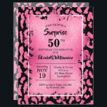 Budget Rosa Black Leopard Birthday Investigations<br><div class="desc">Liten elegant på 4, 5 x 5, 6 tum födelsedagsfest inbjudan har en rosa och svart leopard-dekortryckning i mönster överlagrad med rosa faux foil lagrar och dina 50:e födelsedagsfester i chic. Underbar FÖR ALLA ÅLDER. Dessa prisvärda meddelanden trycks på 110 lb pappert i 3 storlekar. **VITE ENVELOPES ÄR FRIVILLIGA PÅ...</div>