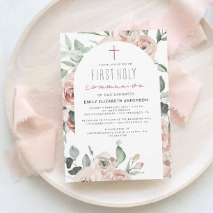Budget Rosa Blommigt First Heliga Commo